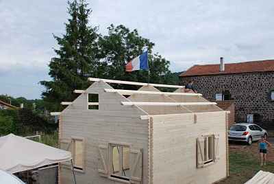 chalet habitable avec mezzanine 